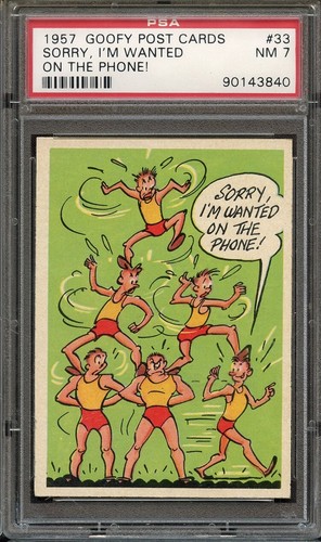 1957 goofy post cards - goofy,